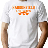 Haddonfield High School T-Shirt for Men & Women, T-Shirts Graphic Tee - White