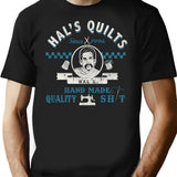 Hal'S Quilts Happy Gilmore Worn Dks T-Shirt for Men & Women, T-Shirts Graphic Tee - Black
