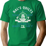 Hal'S Quilts Happy Gilmore Worn Dks T-Shirt for Men & Women, T-Shirts Graphic Tee - Green