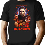 Halloween He Is Gonna Get You T-Shirt for Men & Women, T-Shirts Graphic Tee - Black