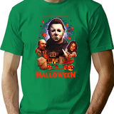 Halloween He Is Gonna Get You T-Shirt for Men & Women, T-Shirts Graphic Tee - Green