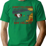 Halloween Slasher Film - Halloween Horror Movie T-Shirt for Men & Women, T-Shirts Graphic Tee - Green