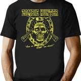 Halloween Zombie Hunter T-Shirt for Men & Women, T-Shirts Graphic Tee - Black
