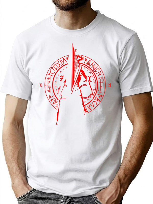 Halo Of The Sun Pyramid T-Shirt for Men & Women, T-Shirts Graphic Tee - White