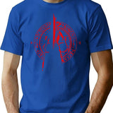 Halo Of The Sun Pyramid T-Shirt for Men & Women, T-Shirts Graphic Tee - Blue