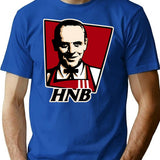 Hannibal Fast Food Hnb T-Shirt for Men & Women, T-Shirts Graphic Tee - Blue