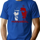 Hannibal T-Shirt for Men & Women, T-Shirts Graphic Tee - Blue