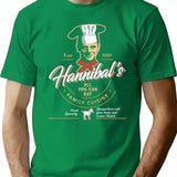 Hannibal'S All You Can Eat Family Cuisine T-Shirt for Men & Women, T-Shirts Graphic Tee - Green