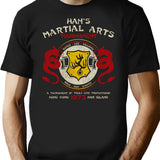 Hans Martial Arts Tournament Dks Worn T-Shirt for Men & Women, T-Shirts Graphic Tee - Black