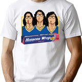 Hanson Brothers Hockey Slapshot Aluminum Foil T-Shirt for Men & Women, T-Shirts Graphic Tee - White