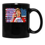 Happy 4Th Of July Merica Black Coffee Mug - Black