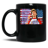 Happy 4Th Of July Merica Black Coffee Mug