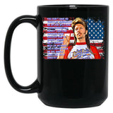 Happy 4Th Of July Merica Black Coffee Mug