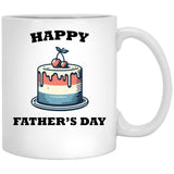 Happy Fathers Day Dad Tax White Coffee Mug - Black