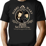 Harry And Marv Home Security T-Shirt for Men & Women, T-Shirts Graphic Tee - Black