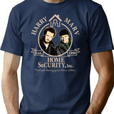 Harry And Marv Home Security T-Shirt for Men & Women, T-Shirts Graphic Tee - Navy