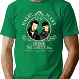 Harry And Marv Home Security T-Shirt for Men & Women, T-Shirts Graphic Tee - Green