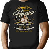 Hattori Hanzo Sushi And Swords Worn Out T-Shirt for Men & Women, T-Shirts Graphic Tee - Black
