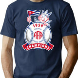 Havana Sugar Kings 1959 Aaa World Champions Logo T-Shirt for Men & Women, T-Shirts Graphic Tee - Navy