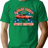 Hazzard County Stunt Driving Academy T-Shirt for Men & Women, T-Shirts Graphic Tee - Green