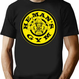 He Man'S Gym T-Shirt for Men & Women, T-Shirts Graphic Tee - Black