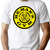He Man'S Gym T-Shirt for Men & Women, T-Shirts Graphic Tee - White