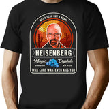Heisenberg Magic Crystals T-Shirt for Men & Women, T-Shirts Graphic Tee - Black
