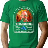 Heisenberg Magic Crystals T-Shirt for Men & Women, T-Shirts Graphic Tee - Green