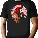 Hellboy T-Shirt for Men & Women, T-Shirts Graphic Tee - Black