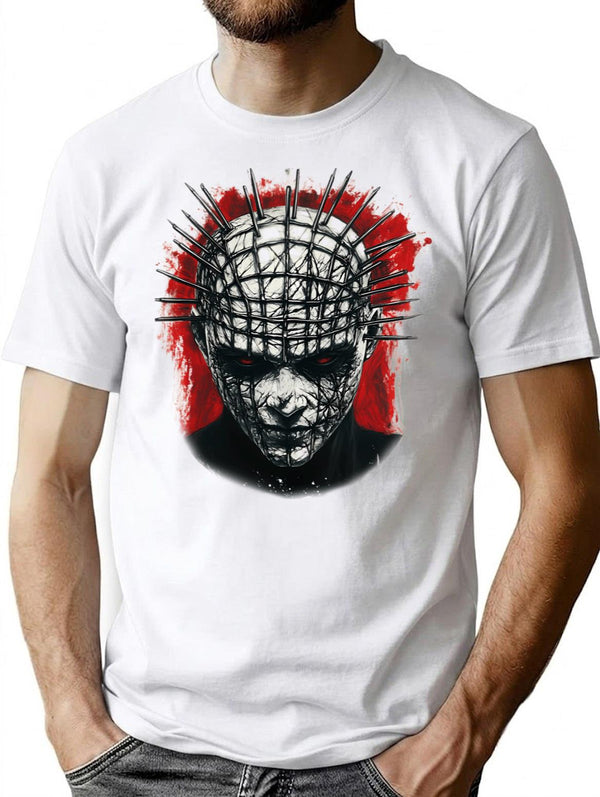 Hellraiser T-Shirt for Men & Women, T-Shirts Graphic Tee - White