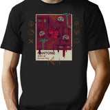 Hematic Red T-Shirt for Men & Women, T-Shirts Graphic Tee - Black