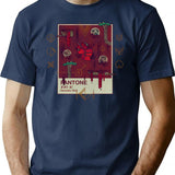 Hematic Red T-Shirt for Men & Women, T-Shirts Graphic Tee - Navy