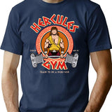Hercules Gym Train To Be A Demi God T-Shirt for Men & Women, T-Shirts Graphic Tee - Navy