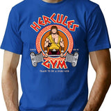 Hercules Gym Train To Be A Demi God T-Shirt for Men & Women, T-Shirts Graphic Tee - Blue