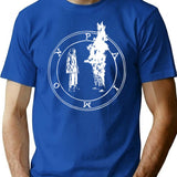 Hereditary Movie White T-Shirt for Men & Women, T-Shirts Graphic Tee - Blue