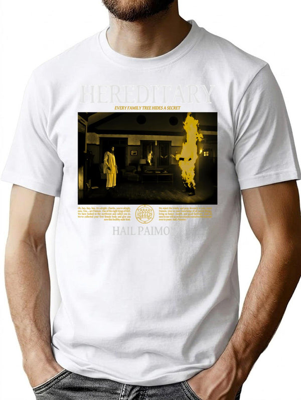 Hereditary Movie T-Shirt for Men & Women, T-Shirts Graphic Tee - White
