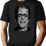 Herman Munster Profile T-Shirt for Men & Women, T-Shirts Graphic Tee - Black