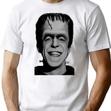 Herman Munster Profile T-Shirt for Men & Women, T-Shirts Graphic Tee - White