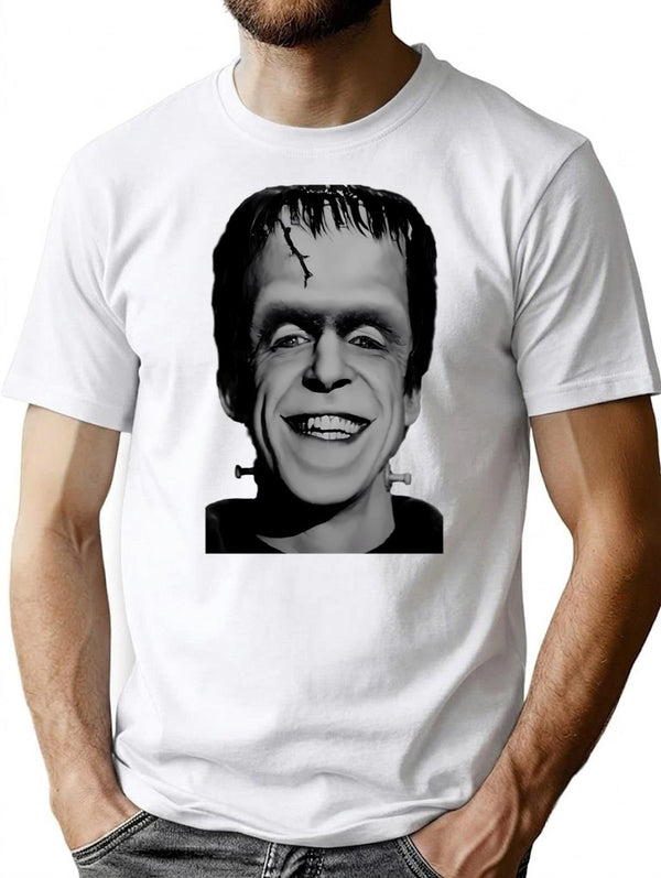 Herman Munster Profile T-Shirt for Men & Women, T-Shirts Graphic Tee - White