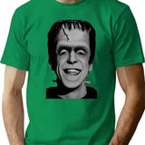 Herman Munster Profile T-Shirt for Men & Women, T-Shirts Graphic Tee - Green
