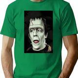 Herman Munster T-Shirt for Men & Women, T-Shirts Graphic Tee - Green
