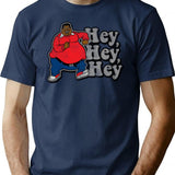 Hey Hey Hey Worn Lts T-Shirt for Men & Women, T-Shirts Graphic Tee - Navy