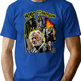 Hobo With A Shotgun T-Shirt for Men & Women, T-Shirts Graphic Tee - Blue