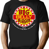 Home Of The Big Belly Burger T-Shirt for Men & Women, T-Shirts Graphic Tee - Black