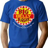 Home Of The Big Belly Burger T-Shirt for Men & Women, T-Shirts Graphic Tee - Blue