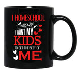 Homeschool Best Of Me Black Gift Coffee Mug - Black