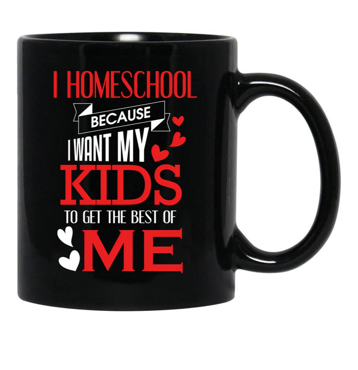 Homeschool Best Of Me Black Gift Coffee Mug - Black