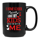 Homeschool Best Of Me Black Gift Coffee Mug - Black