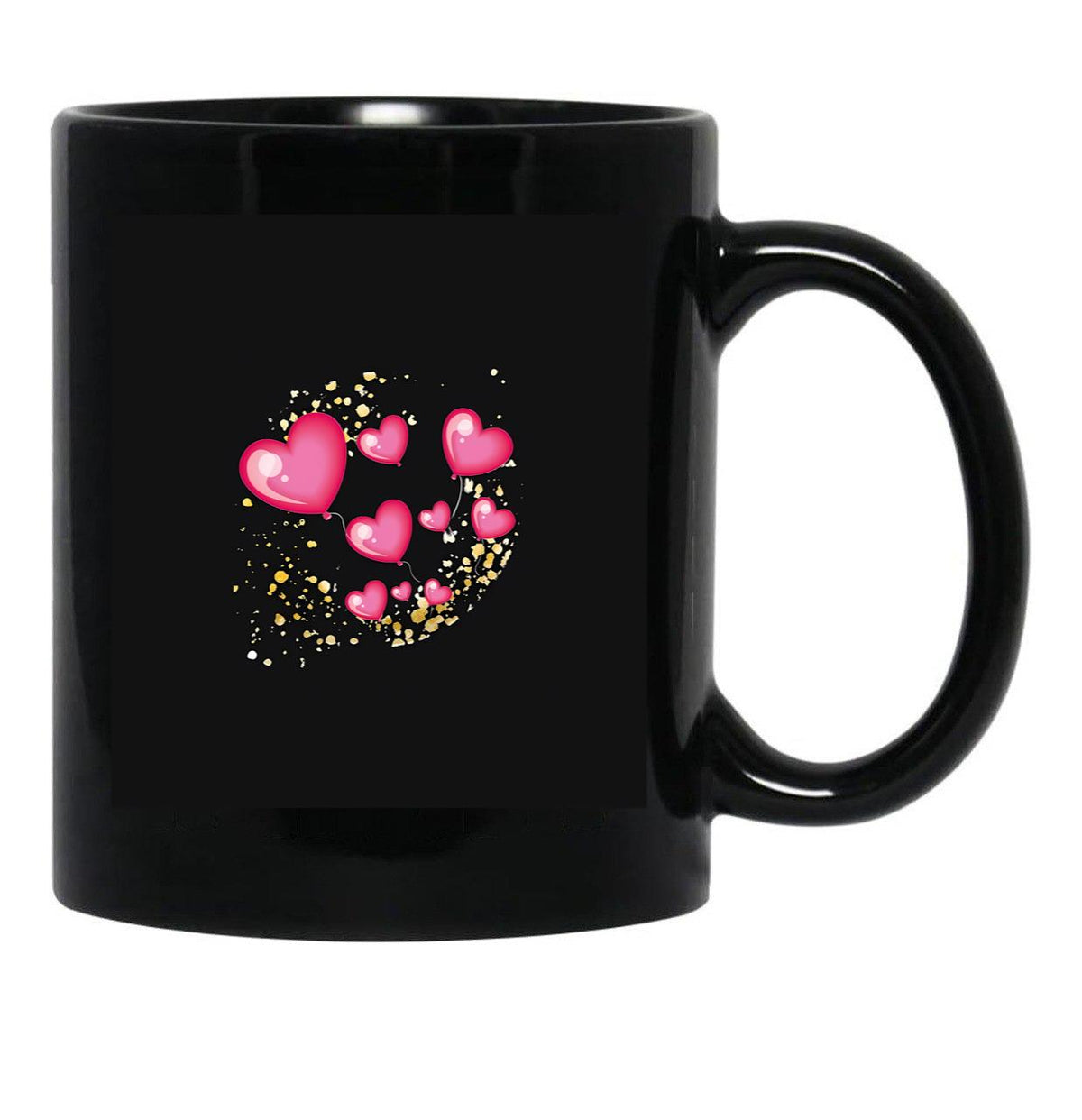 Honeymoon T Shirt Lovingly Black Coffee Mug, Gift Coffee Mug - Black