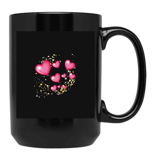 Honeymoon T Shirt Lovingly Black Coffee Mug, Gift Coffee Mug - Black